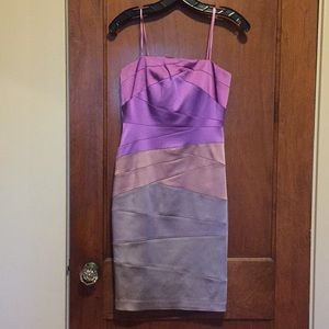Bandage Cocktail Dress in Shade of Orchid - NWOT
